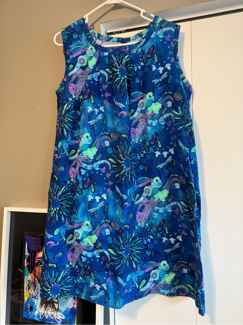 Handmade Vintage 100% Cotton Boho MuuMuu dress
